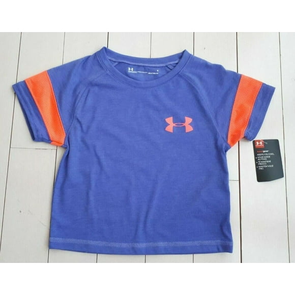 UNDER ARMOUR Violet Storm Girls Top Heatgear ( 5 )