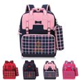 thumbnail image 2 of Girls Backpack Checked Large Capacity School Bag Travel Backpack with Pen Pouch, 2 of 8