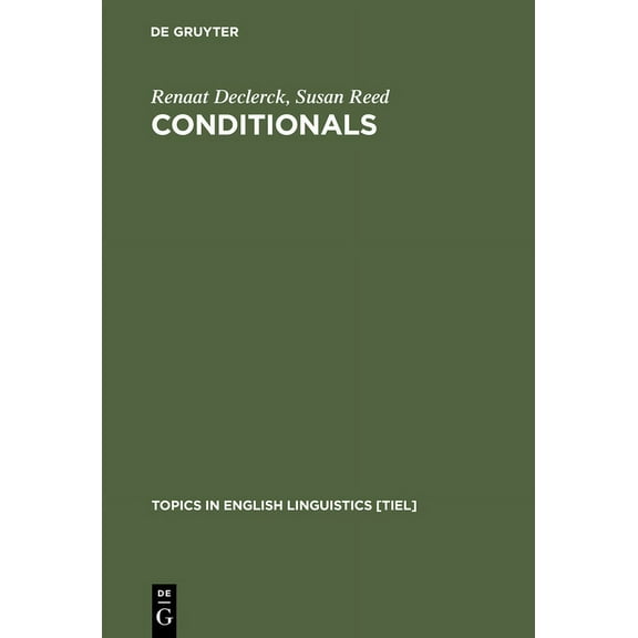 Topics in English Linguistics Conditionals, Book 37, (Hardcover)