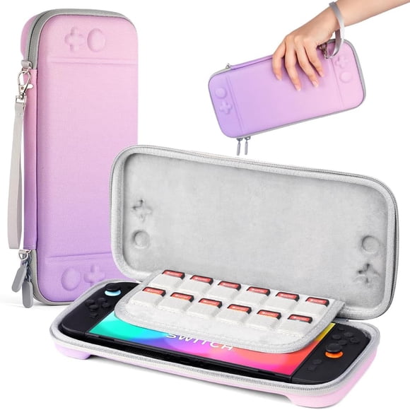 Carry Case for Nintendo Switch 2 () Large Capacity Hard Shell Travel Cases with 12 Game Card Slots Portable Protective Carry Case for Switch 2 Console Games Accessories
