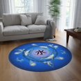 thumbnail image 4 of Water Element Round Rug | Area Rug, 4 of 4