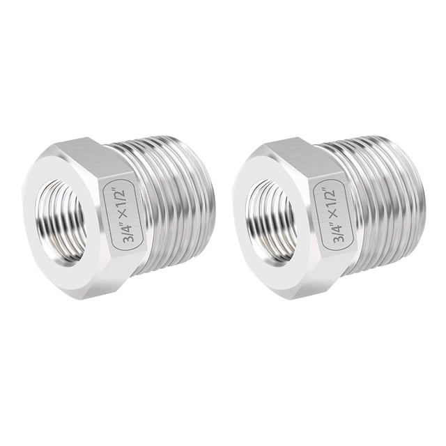 Buje reductor Quickun 3/4" macho a 1/2" hembra NPT