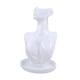 thumbnail image 4 of Elegante collar de cadena, joyería, busto, collar, exhibición, decoración, maniquí, colgante blanco, 4 of 9