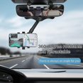 thumbnail image 4 of Rearview Mirror Phone Holder For Car 360 Rotatable And Retractable Car Phone Holder For All Phones, 4 of 5
