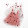 thumbnail image 3 of Baywell Toddler Girls Dress Summer Baby Kids Mesh Suspender Embroidered Fluffy Dresses for Girls Princess Tutu Dress, 3 of 6