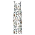 thumbnail image 6 of Kmdttou 2025 New Women Fashion Plus Size Print Sleeveless Two Pocket Casual Overalls Jumpsuit Jumpsuit Pants,S-5XL, 6 of 6