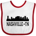 thumbnail image 3 of Inktastic Nashville Tennessee City Skyline Boys or Girls Baby Bib, 3 of 4