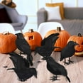 thumbnail image 3 of CXALSSY Halloween Decor, Halloween Decorations, Halloween Decorations Outdoor, Halloween Outdoor Decor,5pcs Set Halloween Black Crow Halloween Garden Decoration, 3 of 6