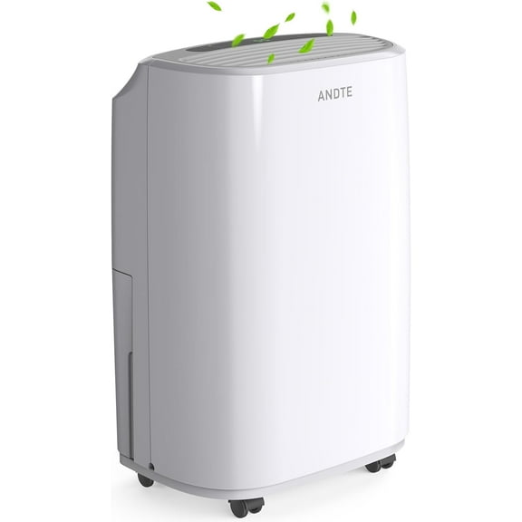 2500 Sq.Ft Dehumidifier for Home Basement, 34 Pints Dehumidifier with Drain Hose with Smart Humidity Control, 3 Operation Modes, Powerful Moisture Removal for Large Room, RV, Bathroom, Bedroom