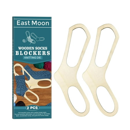 

DIY Wooden Sock Blocker | 1 Pair Socking Stretchers | Handmade Sock Knitting Mold Weave Yarn Craft Sock Blockers for Knitting Socks Display