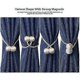 thumbnail image 3 of Magnetic Curtain Tieback Magnetic Braiding Curtains Buckle (Black), 3 of 5