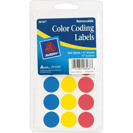 Avery Color Coding Labels Round Avery Color Coding Labels Round