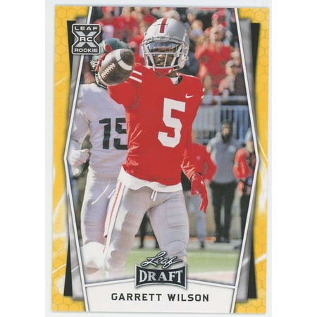 NFL 2022 Draft Football Gold Garrett Wilson B6 (Rookie)