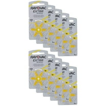 Rayovac Extra Advanced, size 10 Hearing Aid Battery Pack of 60