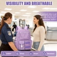 thumbnail image 7 of Soda Candy Heavy Duty Mesh Backpack See Through School Bookbag for School Swim Beach Travel, 7 of 7