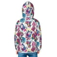 thumbnail image 4 of Kids Zip Up Hoodie for Boys Girls Toddler - Cute Cartoon Skateboard Shoes Lightweight Long Sleeve 4T Boys Girl Clothes, Sun Protection Windproof Jackets Hoodie Sweatshirt, 4 of 7