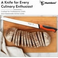 thumbnail image 3 of 12-Inch Bread Knife with Width Wave Teeth, Orange (Serrated), 3 of 7