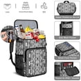 thumbnail image 5 of Travel Cooler Bag - Boho Bohemia Pioneer Flower Geometric Line Art Camping Beer Cooler Backpack with Bottle Opener- Waterproof Insulated Picnic Backpacks - Cooler Bag for Beach, 5 of 6