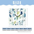 thumbnail image 2 of 14 Inch Wall Clock Battery Operated Square Clock Decorative for Office, Kitchen, Outdoor, Living Room，Green Branch and Leaves Design, 2 of 4