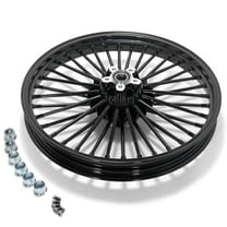 21x2.15 Fat Spoke Front Wheel For Harley Heritage Softail Classic FLSTC 1988-2017 Heritage Springer FLSTS 97-07 Night Train FXSTB 1999-2009 Softail Deluxe FLSTN 05-17 FXST 84-98 FXSTS 88-06