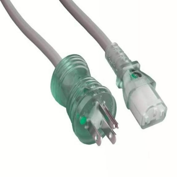 SANOXY Cables and Adapters; 6ft Hospital-Grade Power Cord 18 AWG 10A 125V (NEMA 5-15P to IEC320 C13)