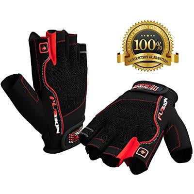 Weightlifting Gloves for Crossfit Workout Training - Fitness Biking Cycle & Gym Gloves for Men & Women - Best Glove for Weight Lifting W. Wrist Closure - Enhance Grip & Eliminate Blisters & (Best Gear Cycle In India)