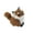 Brown, variant on AURORA TRADE Cute Simulation Fox Lovely Realistic Mini Animal Figure Plush Toy Ornament Plastic Faux Fur Fox Figurines Animal Model Ornament Car Decoration