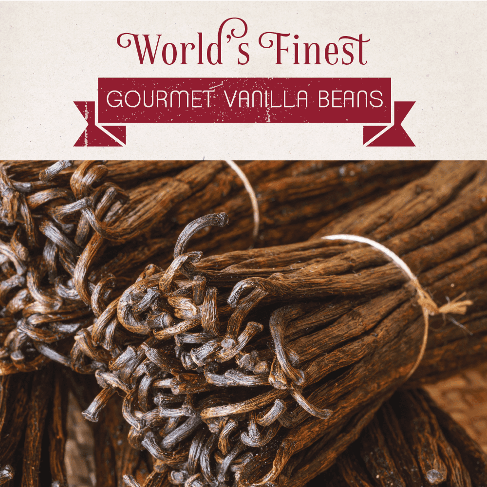 Cook’s, Madagascar Organic Vanilla Beans, Grade A, World’s Finest Gourmet Fresh Premium Vanilla, Certified Organic by CCOF, 25 Whole Beans