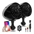 thumbnail image 1 of 5 Inch Waterproof ATV/UTV/RZR Motorcycle Bluetooth Speaker Heavy Duty Bass Boat Au-dio System With AUX MP3 USB ,High Sound, 1 of 5