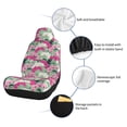 thumbnail image 6 of Zufioo Orchids Flowers Print Car Seat Protectors, SUV, Truck, Van Seat Covers - Strap Design, High Elasticity and Dustproof, Car Interior Protectors Auto Parts-2 PCS, 6 of 9