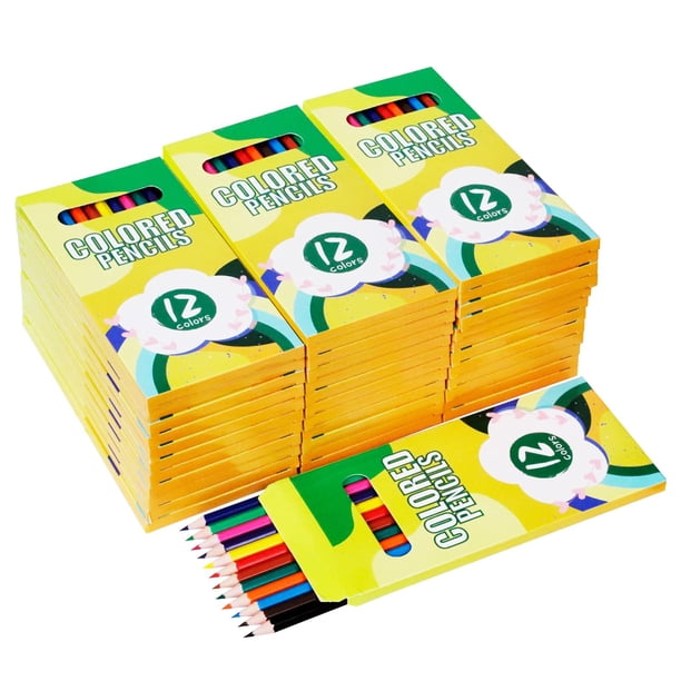 Colored Pencils S8686S, juego a granel de 432 unidades con 12 colores surtidos