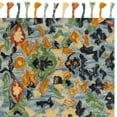 thumbnail image 3 of SAFAVIEH Blossom Everitt Floral Wool Area Rug, Blue/Multi, 2' x 3', 3 of 4