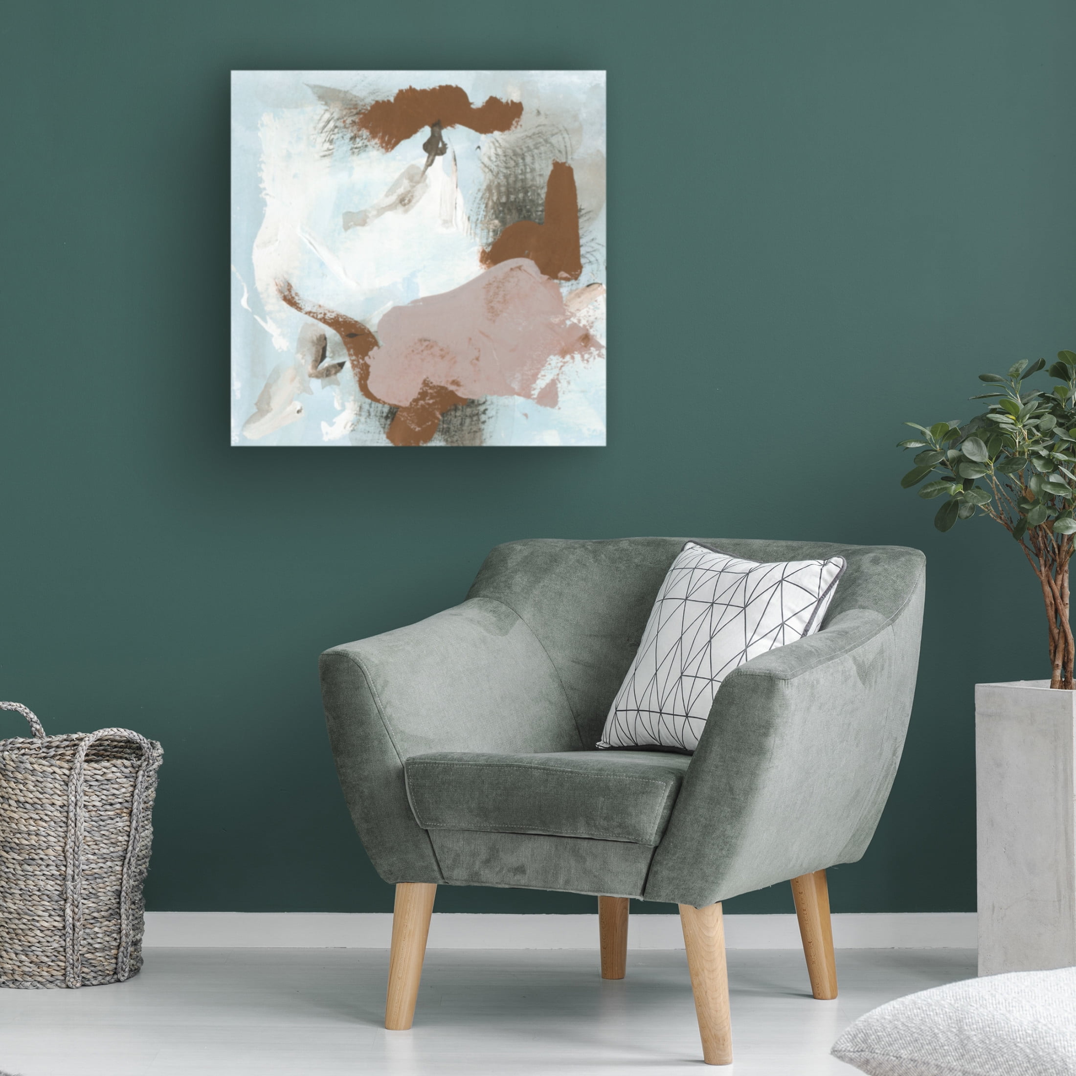 Canvas Wall Art - Melissa Wang 'Free as Air V' Wall Art for Living Room, Bedroom, or Office Décor by Trademark Fine Art - 14 x 14 Inches