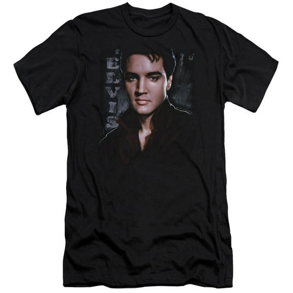 Elvis Presley Tough Premium Slim Fit 30/1 T-Shirt Black