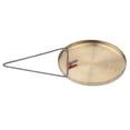 thumbnail image 2 of 30cm Hand Gong Cymbals Brass Copper Gong Chapel Opera Percussion Instrument With Round Play Hammer -gt, 2 of 5