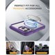 thumbnail image 2 of Funda para teléfono Miracase Magnetic con vidrio templado para iPhone 15 Pro Max, 2 of 7