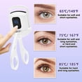 thumbnail image 2 of ZYVICXFJ Heated Eyelash Curlers Ultimate Styling! Rapid Heat-up, USB Rechargeable, Temperature Control, Long-Lasting Curls, Safe Design, 2 of 14