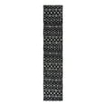 thumbnail image 3 of Unique Loom Moroccan Trellis Shag Collection Area Rug - Meknes (3' 3" x 16' 5" Runner Black and White), 3 of 6
