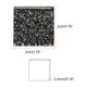 thumbnail image 2 of Mosaico Azulejos, Vidrio Azulejos, Brillo Cristal Mosaico Vidrio Piezas Granel Cuadrado Brillo Cristal Mosaico Azulejos 2 x 2cm para Hogar Decoración, 25uds(100g, Light Negro), 2 of 5