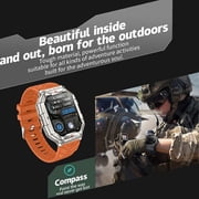 Rainbuvvy KR82 SmartWatch 2.1 inch AMOLED , Flashlight, Outdoor Sports Watch