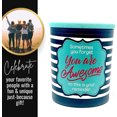 thumbnail image 4 of You Are Awesome Encouraging Gift Candle - Scented Candles for Women - Birthday, Relaxing Candle Gift - Motivational Gift Ideas - Stress Relief Candle for Her, 4 of 5