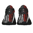 thumbnail image 5 of American flag Viking Shoes Sneakers for Women Men Black Size 8, 5 of 7