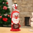 thumbnail image 4 of UDIYO Santa Claus Snowman Wine Bottle Cover Bag Christmas Dinner Party Table Decor, 4 of 6