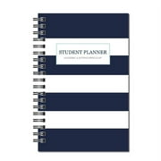 Kahootie Co Monthly / Weekly Student Planner, Navy Stripes
