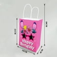 thumbnail image 2 of 16Pcs Cute Cartoon Blue Pink Birthday Party Gift Bags/Candy Boxes, Tote Bags,Hawaiian Party Favor Bags with Handles for Cartoon Animation Theme Party Decoration Supplies, 2 of 5