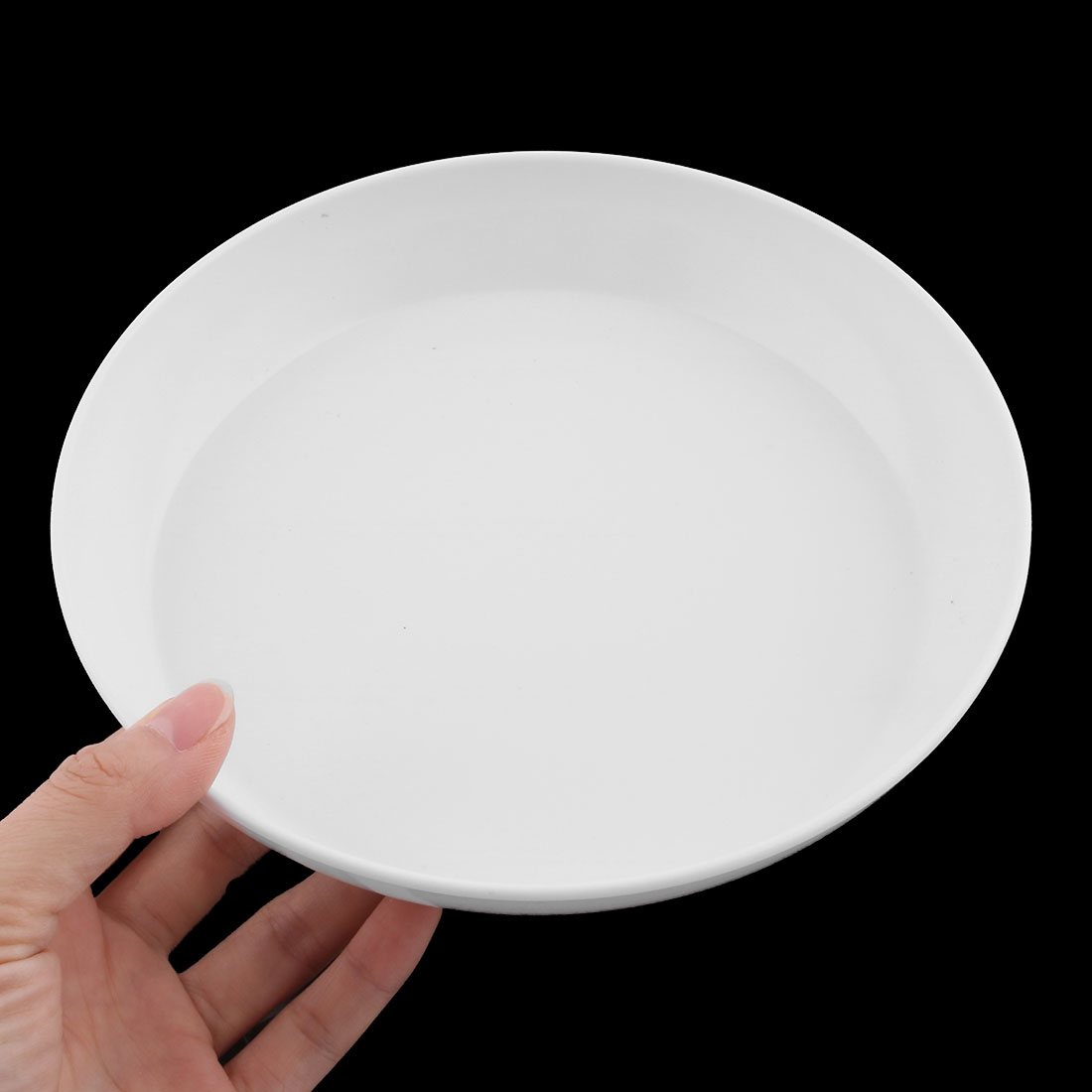 Balcony Garden Melamine Round Flowerpot Plant Pot Tray