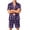 Black, variant on Men's Pajama Sets Mens Pajamas Set Shorts Button Up Pajamas Pjs for Men Matching Pj Set Mens Pajamas Set Shorts Plaid Print Soft Comfy Short Sleeve Lounge Sleep Sleepwear Pj Set, Black, L