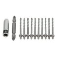 thumbnail image 2 of Kit de Foret, 10pcs Foret 1Pcs Alliage d'Acier Bit Kit Socket Foret Ensemble sur Mesure, 2 of 8