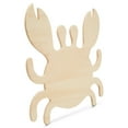 thumbnail image 2 of Unfinished Wooden Crab Cutout, 12 inch, 10 Pcs Wooden Shapes for Crafts and Summer, Beach & Summer Decor, Crafting, by Woodpeckers, 2 of 6