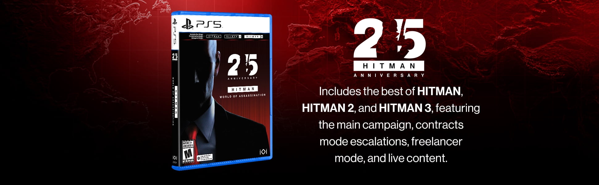 HITMAN WORLD OF ASSASSINATION ANNIVERSARY EDITION - PlayStation 5